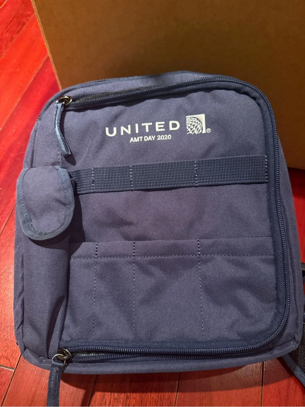 United Airlines AMT Day  2020 Navy Crossbody Messenger Bag
